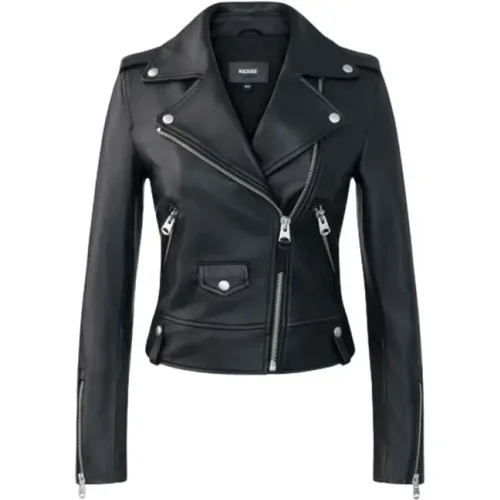 Baya Leather Jacket , female, Sizes: XS - Mackage - Modalova
