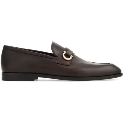 Calf Leather Metal Band Sole , male, Sizes: 8 1/2 UK, 7 UK, 6 UK, 8 UK, 6 1/2 UK, 5 UK, 5 1/2 UK, 9 UK - Salvatore Ferragamo - Modalova