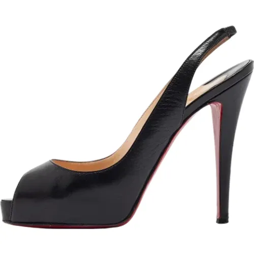 Pre-owned Leder sandals , Damen, Größe: 38 EU - Christian Louboutin Pre-owned - Modalova