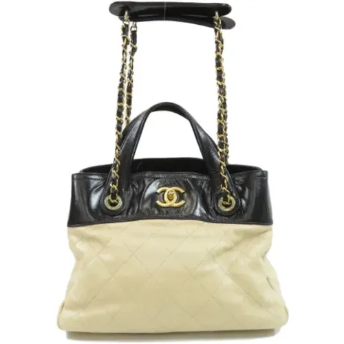 Leather Chanel Bag , female, Sizes: ONE SIZE - Chanel Vintage - Modalova