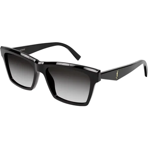 Grey Shaded Sunglasses SL M104 , female, Sizes: 56 MM - Saint Laurent - Modalova