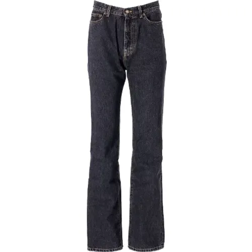 Pre-owned Cotton jeans , female, Sizes: L - Yves Saint Laurent Vintage - Modalova