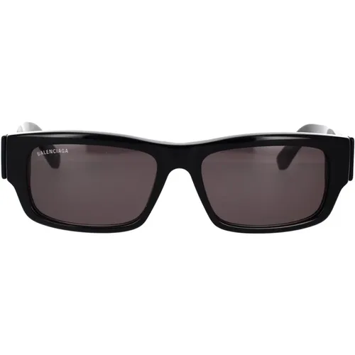 Max Square Sunglasses Bb0261Sa 001 , male, Sizes: 57 MM - Balenciaga - Modalova