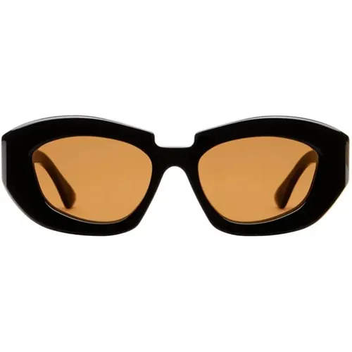 Braune Sonnenbrille Damen Accessoires Ss24 , Damen, Größe: 51 MM - Kuboraum - Modalova