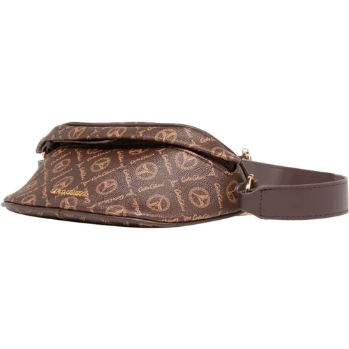 Logo Print Shoulder Bag , female, Sizes: ONE SIZE - carlo colucci - Modalova