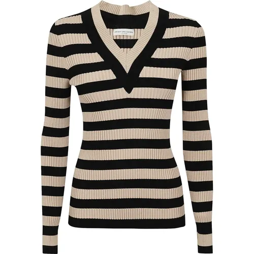 Women's Clothing Sweaters Nude & Neutrals Ss24 , female, Sizes: M - Dries Van Noten - Modalova