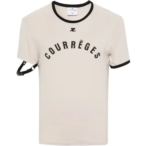 T-Shirts , Herren, Größe: M - Courrèges - Modalova