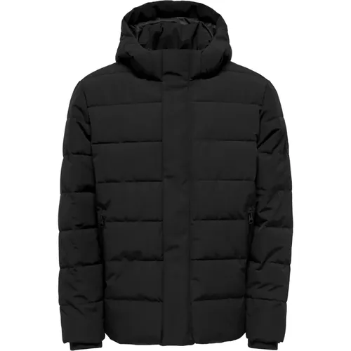 Stilvolle und warme Steppjacke , Herren, Größe: 2XL - Only & Sons - Modalova