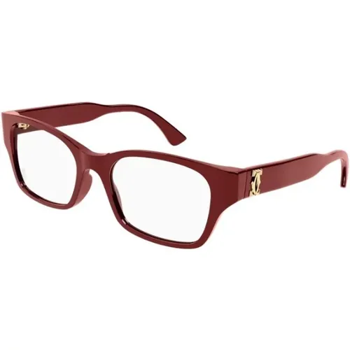 Stylischer Brillenrahmen , unisex, Größe: 52 MM - Cartier - Modalova