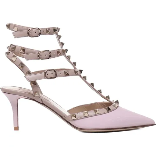 Patent Leather Rockstud Pumps , female, Sizes: 3 UK, 8 UK, 4 1/2 UK, 5 1/2 UK, 4 UK, 7 UK - Valentino Garavani - Modalova