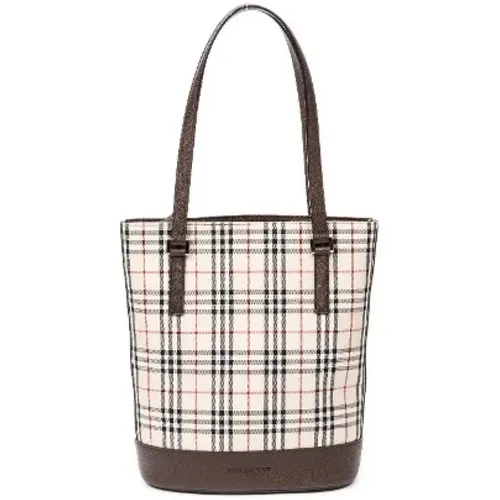 Pre-owned Canvas totes , female, Sizes: ONE SIZE - Burberry Vintage - Modalova