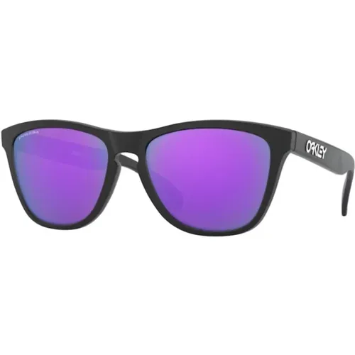 Frogskins Sunglasses Violet Prizm , unisex, Sizes: 55 MM - Oakley - Modalova