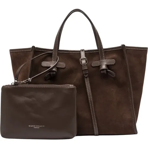 Miss Marcella Suede Tote Bag - Gianni Chiarini - Modalova