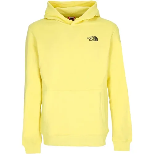 Gelber Hoodie Koordinaten Langarm , Herren, Größe: S - The North Face - Modalova