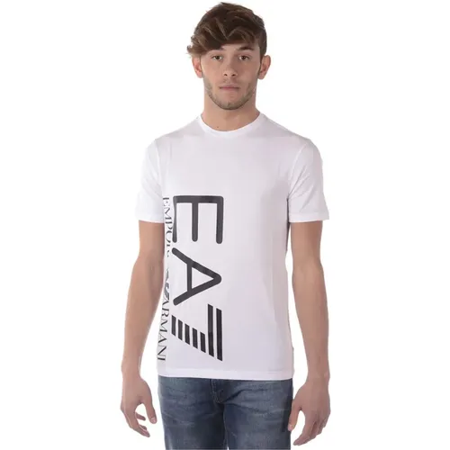 Casual Logo Print Top , Herren, Größe: XL - Emporio Armani EA7 - Modalova