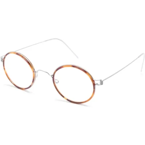 Braun/Havanna Optische Brille, vielseitig und stilvoll , unisex, Größe: 43 MM - lindbergh - Modalova
