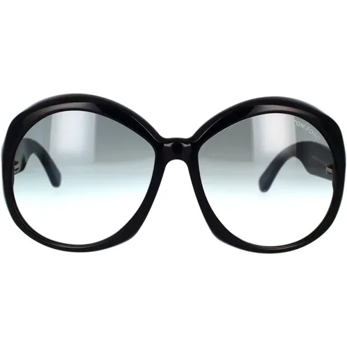 Round Sunglasses Annabelle Ft1010/S 01B , unisex, Sizes: 62 MM - Tom Ford - Modalova