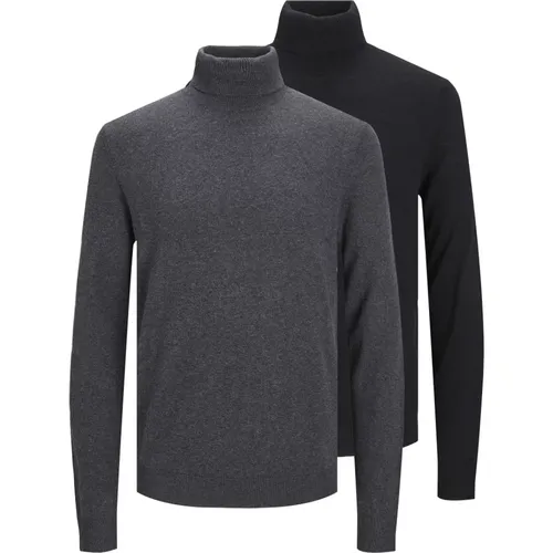 Klassischer Rollkragenpullover 2er-Pack - jack & jones - Modalova