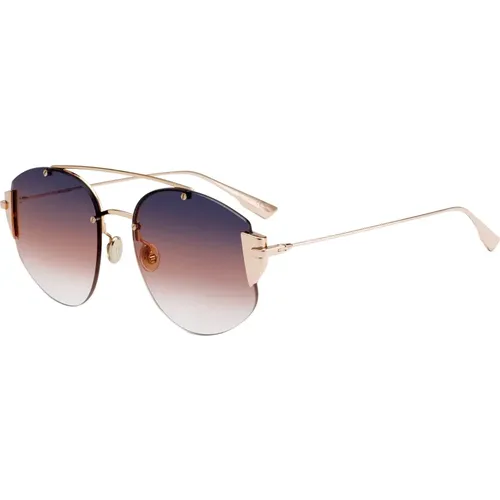 Stronger Rose Gold/Violet Sunglasses , female, Sizes: 58 MM - Dior - Modalova