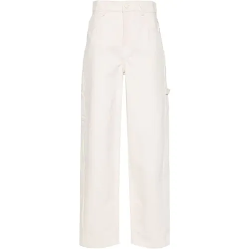 Denim Wide Leg Trousers , female, Sizes: 2XS, S - Max Mara - Modalova