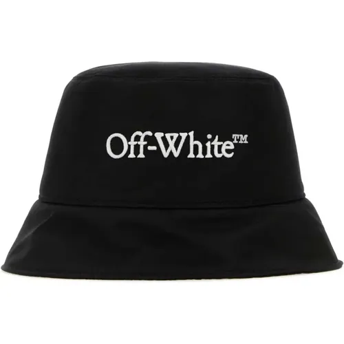 Polyester bucket hat , female, Sizes: ONE SIZE - Off White - Modalova
