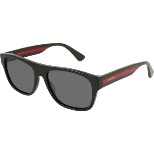 Sunglasses Gg0341S 001 multicolor grey , male, Sizes: 56 MM - Gucci - Modalova