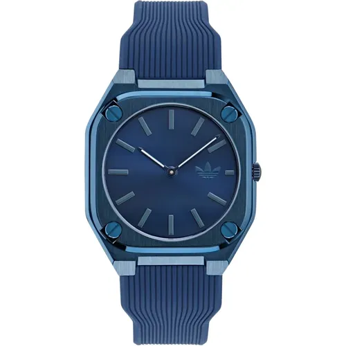 City Tech Thin Silicone Watch , unisex, Sizes: ONE SIZE - Adidas - Modalova