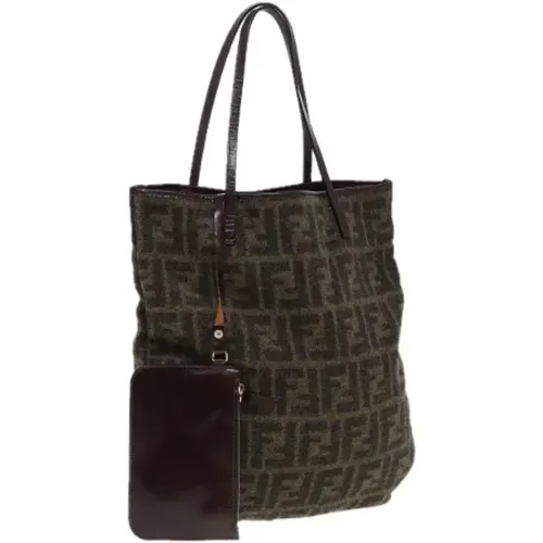 Pre-owned Wool totes , female, Sizes: ONE SIZE - Fendi Vintage - Modalova