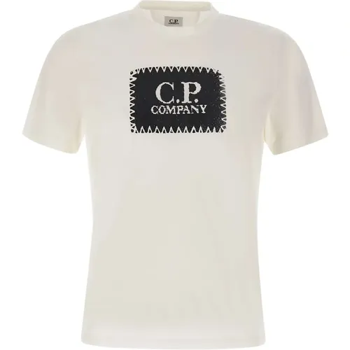 T-shirts and Polos , male, Sizes: L - C.P. Company - Modalova