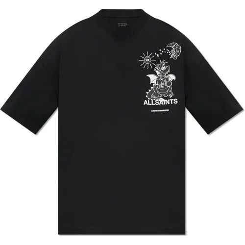 Serenade bedrucktes T-Shirt , Herren, Größe: XL - AllSaints - Modalova