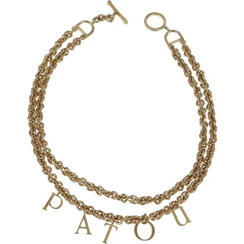 Women's Accessories Necklaces Metallic Ss23 , female, Sizes: ONE SIZE - Patou - Modalova