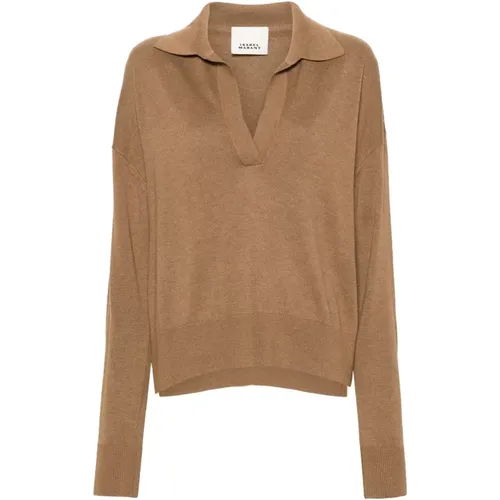 Kamel Strickpullover , Damen, Größe: M - Isabel marant - Modalova