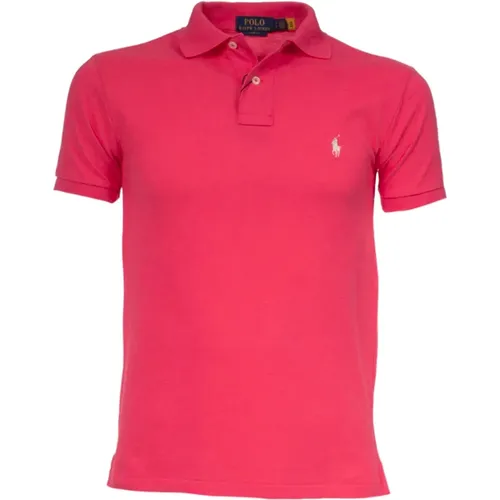 Slim-Fit Cotton Polo Shirt , male, Sizes: L, S - Polo Ralph Lauren - Modalova
