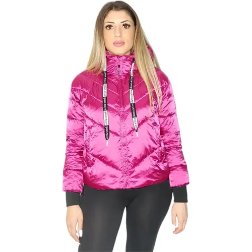 Metallische Nylon V-Gesteppte Eco Jacke - Ciesse Piumini - Modalova