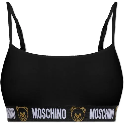 BH mit Logo , Damen, Größe: XL - Moschino - Modalova