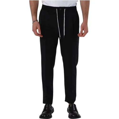 Slim Fit Wool Pants with Zipper , male, Sizes: L - PT Torino - Modalova