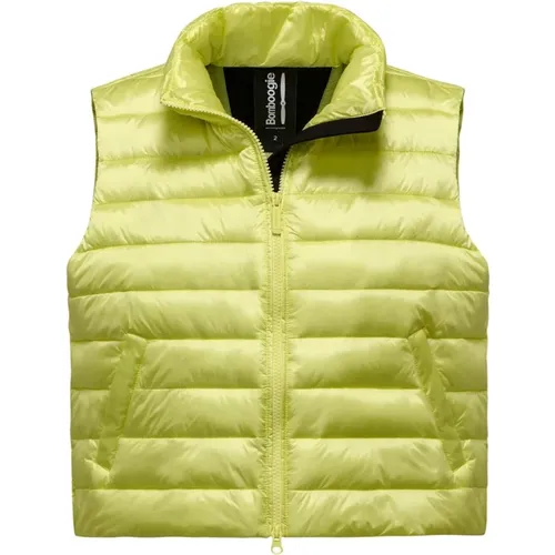 Comfy Padded Vest with Synthetic Filling and High Collar , female, Sizes: XS, S, L, 2XL, XL, M - BomBoogie - Modalova