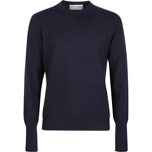 Plain Round Neck Sweater , male, Sizes: XL - Ballantyne - Modalova