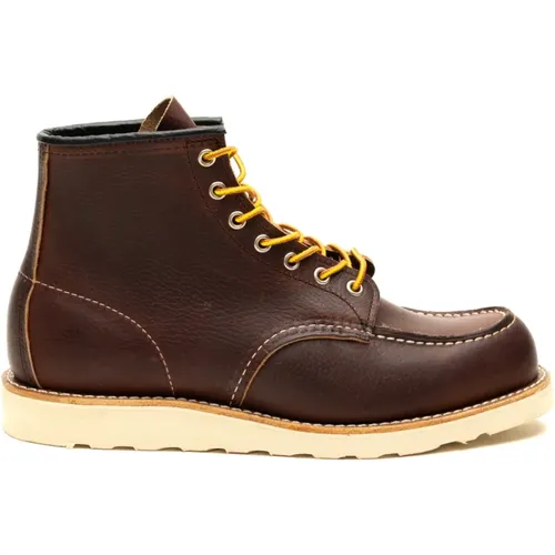 Flat Leather Boots , male, Sizes: 8 UK, 10 1/2 UK, 6 UK, 7 UK, 10 UK, 8 1/2 UK, 9 UK, 11 UK, 7 1/2 UK - Red Wing Shoes - Modalova