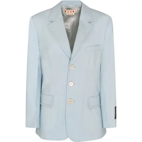 Arctic Blazer - Sport Jacket , female, Sizes: S - Marni - Modalova