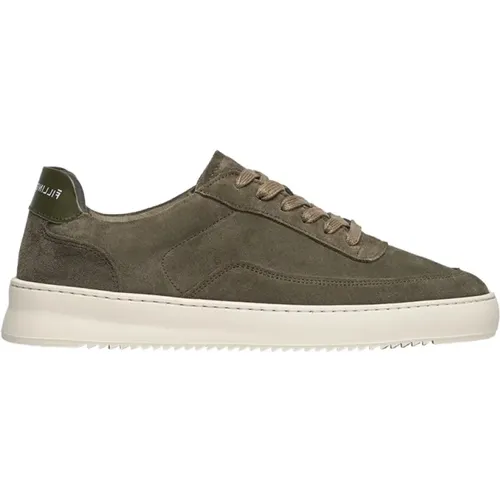 Grün Wildleder Mondo Sneakers , Herren, Größe: 42 EU - Filling Pieces - Modalova