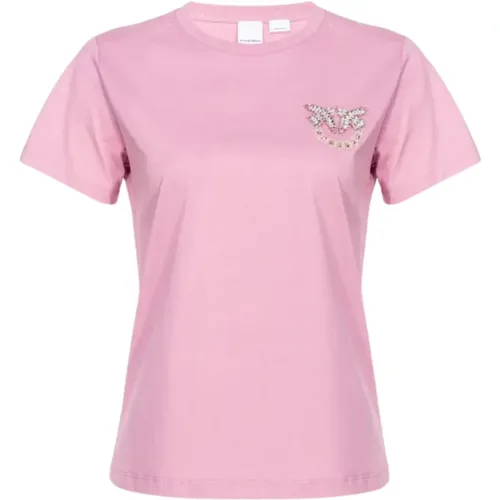 Stylish T-shirts and Polos , female, Sizes: L, M, XS, S - pinko - Modalova