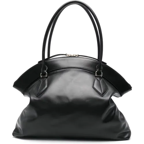 Schwarze Lederhandtasche Furla - Furla - Modalova