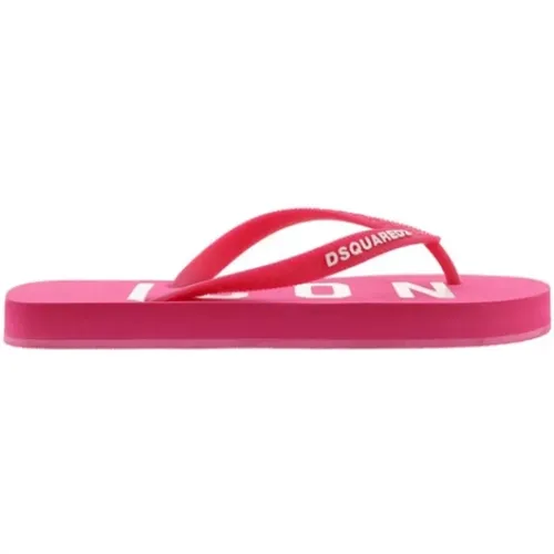 Elegant Summer Flip Flops for Women , female, Sizes: 3 UK - Dsquared2 - Modalova