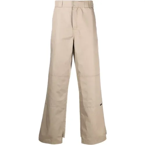 Chino Hose mit Hoher Taille , Herren, Größe: L - Palm Angels - Modalova