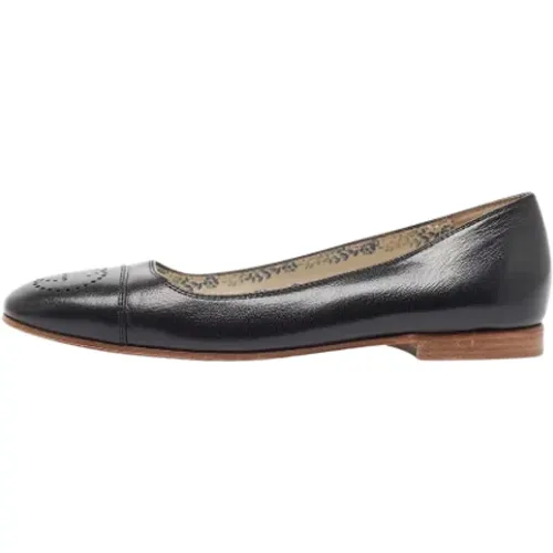 Pre-owned Leather flats , female, Sizes: 5 UK - Gucci Vintage - Modalova