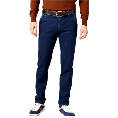 Oslo Denim Thermolite Elasticized Pants , male, Sizes: W44 L32, M, W40 L32, W42 L32 - Meyer - Modalova