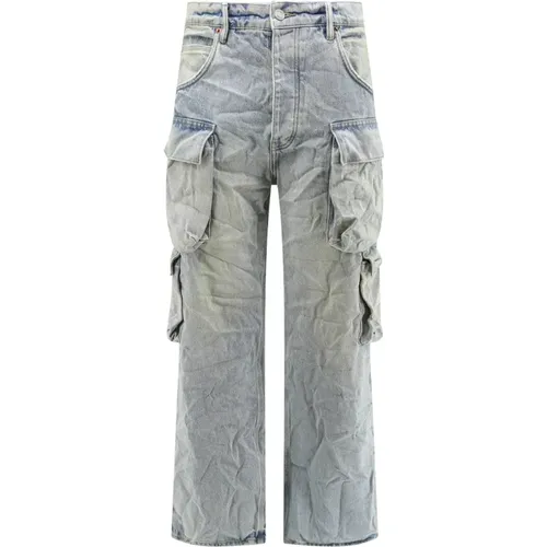 Baggy Fit Wide Leg Jeans , male, Sizes: W29, W33, W32 - Purple Brand - Modalova