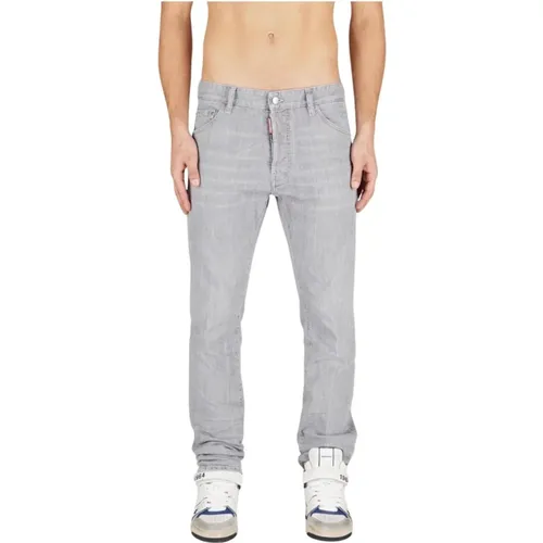 Graue Denim Cool Guy Jeans , Herren, Größe: XL - Dsquared2 - Modalova