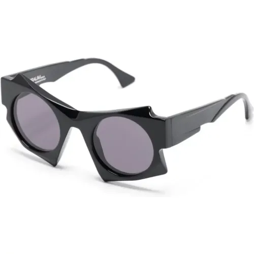 Schwarze Sonnenbrille für den täglichen Gebrauch , unisex, Größe: 47 MM - Kuboraum - Modalova